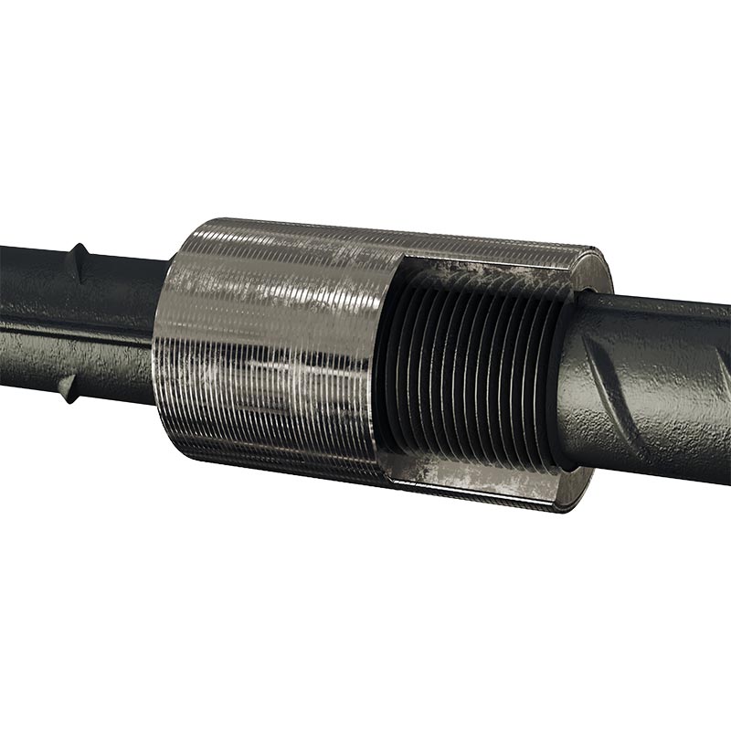 Carbon Steel Threaded Reinforcing Bar Socket For Wastewater Treatment Complete Equipment Accessories
